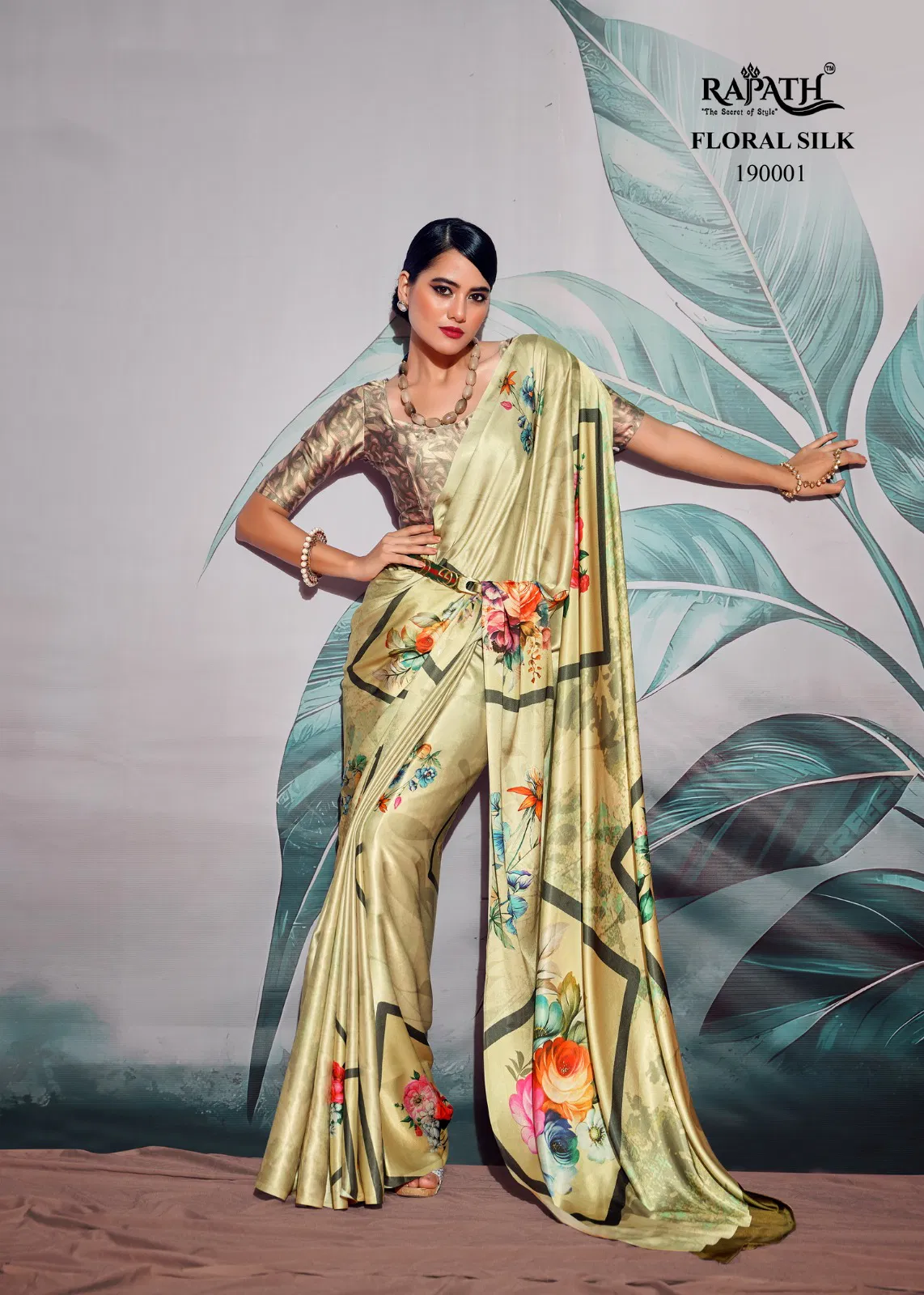 Rajpath Patang Floral Silk Festive Wear Weaving Saree Catalog